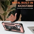 thumbnail image 5 of Samsung Galaxy A32 5G Case (NOT FOR 4G), Rosebono Hybrid Slim Colorful Armor Shockproof Impact Resistant Protective Cover Case With Kickstand For Samsung Galaxy A32 5G (Rose Gold), 5 of 5