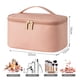 thumbnail image 2 of Bolsa de cosméticos portátil, gran capacidad, doble cremallera, bolsa de lavado multifunción, bolsa de almacenamiento de viaje portátil, 2 of 6