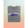 thumbnail image 3 of Retro College New Jersey  T-Shirt Men -Image by Shutterstock, Male Large, 3 of 4