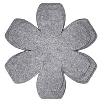 Gytml 12 Pcs Felt Pan Protectors For Stacking In 3 Sizes Glass Ceramic Plates And Cookwares Protecting Pads Larger & Thicker Pot Dividers Pan Separators Grey-A