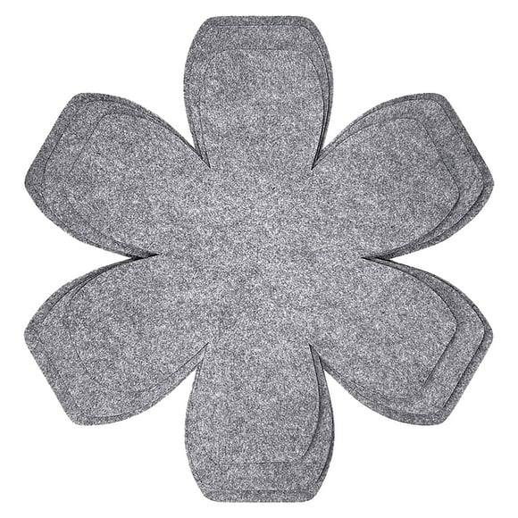 Protecteurs de Casseroles pour Ustensiles de Cuisine Empilables - Ensemble de 12 Pcs Séparateurs de Poêles Idéal pour Ustensiles en Céramique et en Verre Séparateurs et Tampons Empilables Pratiques