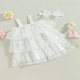 thumbnail image 3 of Robe Princesse Sans Manches à Pois pour Filles avec Bandeau, 3 of 8