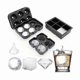 thumbnail image 2 of Set Of 3, Ice Cube Tray With Lid Refrigerator Silicone Ice Cube Mold, 6 Ball Ice Cube Tray, 4 Diamond Shaped And 6 Ice Trays, Reusable Whiskey Ice Mol, 2 of 5