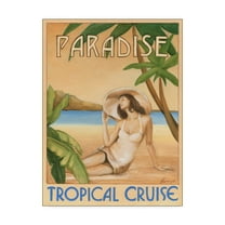 Trademark Fine Art 'Paradise Woman' Canvas Art by Ethan Harper