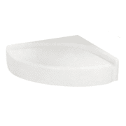 Swanstone CS1616 Solid Surface Corner Shower Seat