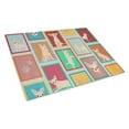 thumbnail image 4 of Lots of Red Yorkie Glass Cutting Board Large 12 in x 15 in, 4 of 30