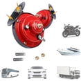thumbnail image 5 of 2x 12V 300DB Super Loud Train Horn Waterproof Motorcycle Car Truck SUV Boat Red, 5 of 7