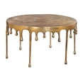 thumbnail image 1 of Mesa de Centro Drip Kessa Muebles Dorado 81 x 42 x 81 cm, 1 of 5