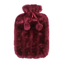 Clearance Items 2L Hot Water Bottle with Soft Plush Cover – Large 2000ml Hot Water Bag for Pain Relief, Cramps, and Warmth, Reusable & Leakproof Hand Warmer, Heat Therapy & Cold Pack for Home & Office