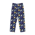 thumbnail image 6 of Daiia Astronaut Corgi Men's Sleep Pant with Pockets and Drawstring,Pajama Pants-Medium, 6 of 9