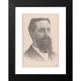thumbnail image 2 of Ferdinand Hart Nibbrig 14x18 Black Modern Framed Museum Art Print Titled - Portrait of Max Wilhelm Carl Weber, 2 of 5