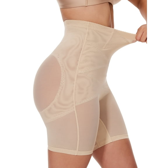 MISS MOLY 2 Pack Women's Panties High Waisted Underwear Briefs Firm Control Shapewear