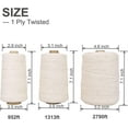 thumbnail image 2 of 1313ft Butchers Twine. 100% Cotton Food Safe Cooking Twine Kitchen Twine String. 2mm Natural White Butcher Twine for Meat and Roasting. Trussing Poultry. Bakes Twine & Crafting, 2 of 5