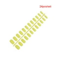 thumbnail image 2 of 1 Set Glue on Nails Square Style Street Medium Length Files Stick Full Cover Wraps Art Decals Artificial Beauty Tool Manicure Kit Decorations 31, 2 of 6
