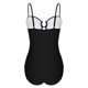 thumbnail image 5 of Traje de baño de una pieza para mujer Trajes de baño de mujer de gran tamaño sin mangas ahuecados Trajes de baño sin mangas sólidos Traje de baño de moda de playa para mujer Trajes de baño de una piez, 5 of 6