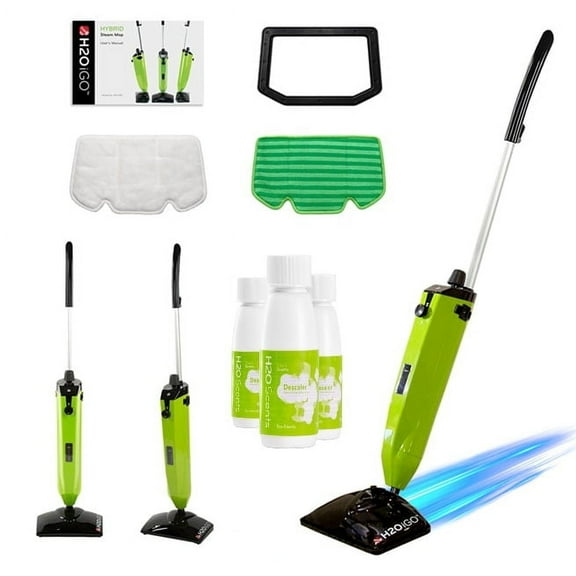 H2O iGO Cordless Steam Mop and Floor Cleaner with Descaler