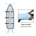 thumbnail image 5 of HELLHERO Elastic Edge Ironing Board Dustproof Cover 3 Fasteners Non-Slip 15x54 Inch Durable Frog Balloon, 5 of 6