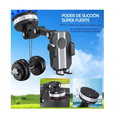 thumbnail image 5 of Base Soporte Grande Porta Celular 360 Ventosa Coche 3 en 1 Malubero Negro, 5 of 5