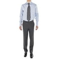 thumbnail image 4 of Mens Ticket Pocket Charcoal Polyester Suit Luciano Natazzi, 4 of 7