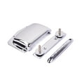 thumbnail image 2 of Maytalsory Electric Guitar Fixed Bridge Steel Iron Chrome Color Tailpiece Cover Saddle Kit Repair Tool Professionals Beginners Parts 1Set, 2 of 6
