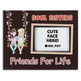 thumbnail image 1 of InkdotpotSoul Sister-Friends For Life PhotoMagnetFrame-MagneticPhotoFramesFor Refrigerator Magnets- MiniPhotoFrames- Cute Gift ForFriends- BFF | 8 x 10 cm, 1 of 8