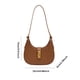 thumbnail image 3 of Bolso Hombro Crescent para Mujer Con Cierre Hobo Cuero PU (Caqui), 3 of 3