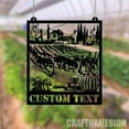 thumbnail image 2 of Craftnamesign Custom Vineyard Last Name Garden Metal, Outdoor Vineyard Farm Metal Hanging, 2 of 4