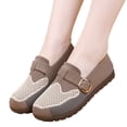 thumbnail image 4 of Widestep Shoes for Women, Womens Flats, Orthopedic Shoes for Women, Womens Walking Shoes Wide Toe Barefoot Shoes Zero Drop Minimalist Loafer With Adjustable Strap Slip On Clogs, Coffee US-6/EU-37, 4 of 5
