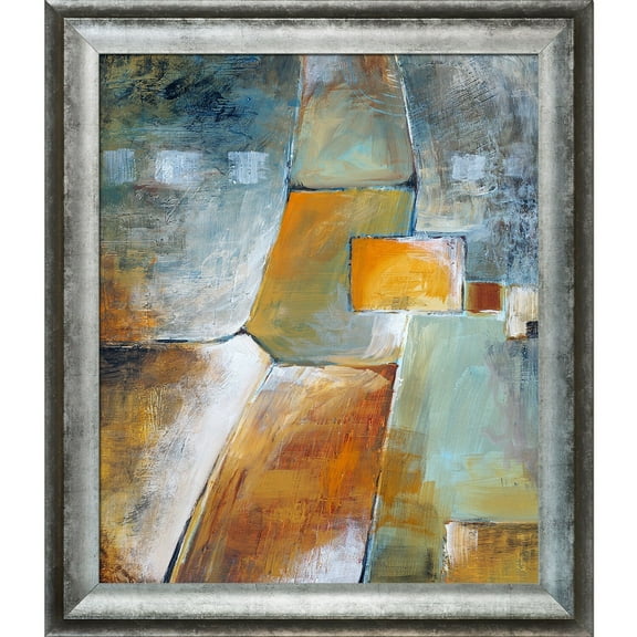 La Pastiche  Clive Watts An Abstract Painting Framed Fine Art Print