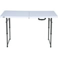 Lifetime 4 Foot FoldInHalf Adjustable Height Table, Indoor/Outdoor