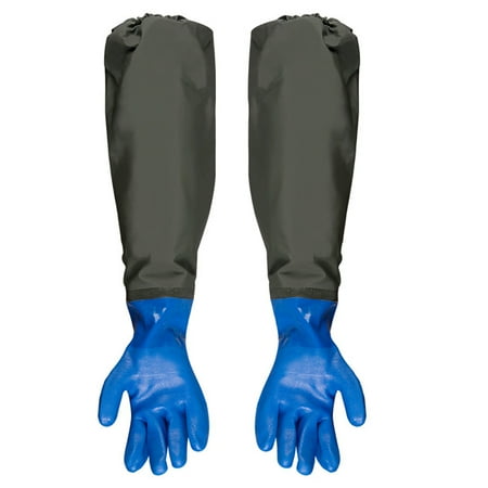 

OUNONA 1 Pair of Fish Tank Gloves Protective Gloves Lengthened Gloves Waterproof Gloves