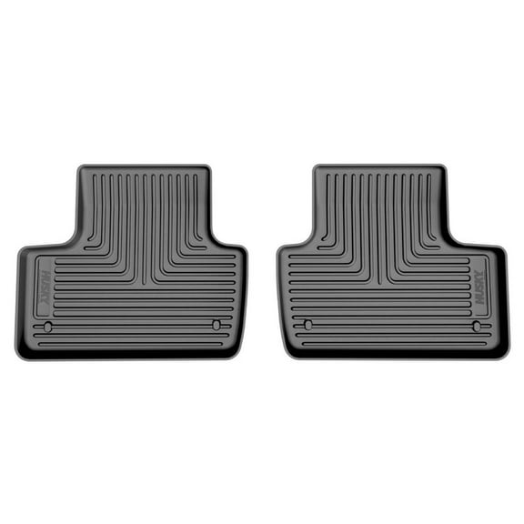 Husky Liners 19671 Weatherbeater Floor Mats Fit 2018-2025 Volvo XC60 2nd Row Liners 2pc Black