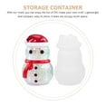 thumbnail image 4 of Soimiss Silicone Snowman Storage Bottle Mold, White, Flexible and Heat-Resistant,  1Set, 4 of 7