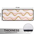 thumbnail image 5 of Kitchen Rugs Sets Of 2,Pink Gold Wave Marble Pattern Anti Fatigue Kitchen Mat Rugs Non Slip Washable,Decorative Kitchen Floor Mats for Kitchen,Sink,Laundry,17"x47"+17"x47", 5 of 5