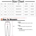 thumbnail image 3 of FRSASU Womens Casual Imitation Cotton Linen Pants Lightweight Summer Elastic Waist Plus Size Solid Lounge Long Trousers Army Green, 3 of 5