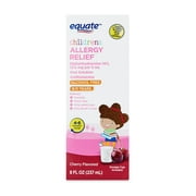 Equate Children's Allergy Relief Liquid, Cherry Flavor, 8 fl oz