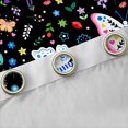 thumbnail image 4 of Manfei Cartoon bohemian Butterflies Curtains Pack of 2 (42x84 Each),Cute Daisy Flower Curtains Blackout,Colorful Floral Bedroom Curtains For Girl,Luxury Bedroom Decor, 4 of 6
