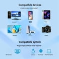 thumbnail image 1 of USB3.2 M.2 SSD Enclosure M.2 Solid State SSD Type-C 10Gbps Hard Disk Box Dual Protocol NVMe/NGFF External Box, 1 of 6