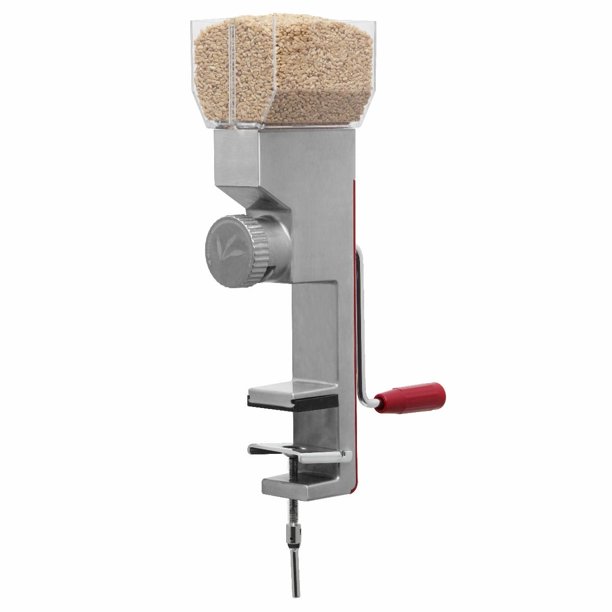 VKP Brands Deluxe Grain Mill with Manual Hand Crank