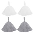 thumbnail image 1 of 4pcs Feutre Sauna Chapeau Chaud Sec Bain de Vapeur Chapeau Simple Tête Protection Couvercle, 1 of 6