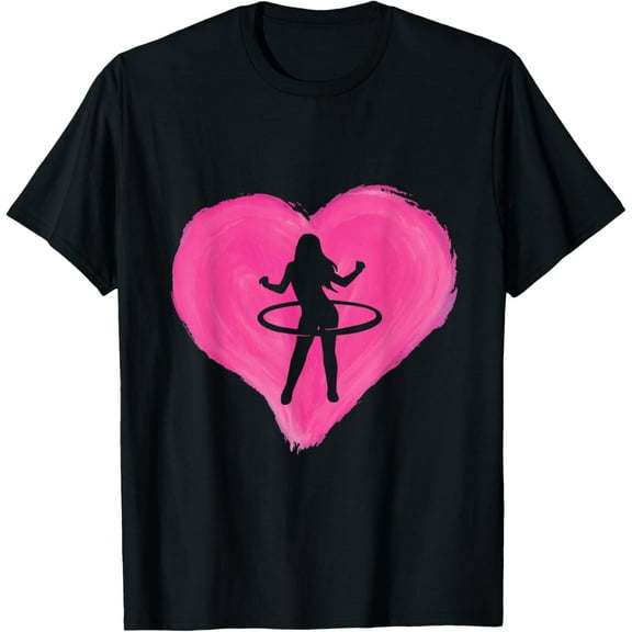 Exquisite and comfortable-Heart Hula Hoop Dancing Hoop Dancer Gymnastic Hula Hoop T-Shirt