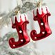 thumbnail image 4 of pstuiky Adornos navideños de muñeco de nieve, colgante pequeño para árbol de Navidad, cabaña de Papá Noel, decoración colgante, suministros de decoración, 4 of 6