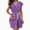 Purple, variant on Vetsdori Womens Lightweight Robes Short Length Cotton Nightgowns Strap Loungewear Warm Cozy Casual Bathrobe for Ladies