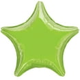 thumbnail image 4 of Lot of 10 Anagram Lime Green Star Shape Foil Mylar 19" Balloons Birthday Party Decoration, 4 of 4