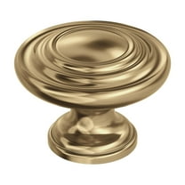 Amerock Inspirations 1-3/4 inch (44mm) Diameter Champagne Bronze Cabinet or Furniture Knob, 25 Pack