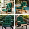 thumbnail image 7 of Millsilo Outdoor Rocking Chair Cushion 44" x 19" x 4", High Back Patio Rocker Replacement Cushion, Water-Repellent, UV Fade-Resistant, Non-Slip Bottom, Green, 7 of 7