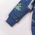 thumbnail image 5 of Youmylove Kids Pajamas Toddler Baby Boys Cartoon Dinosaur Printed Tops Pants Pajamas Outfits Sets, 5 of 9