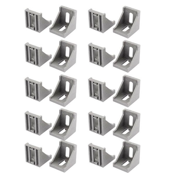 x 40 40 x 35mm Corner Brace 90 Degree Angle Bracket Fastener (20 PCS