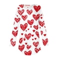 thumbnail image 5 of TrendVibe365 Womens Tunic Tops Long Sleeve Plus Size Valentines Plus Size Round Neck Polyester Casual Love Heart Printed for Leggings for Valentines Gifts Red 5XL, 5 of 5