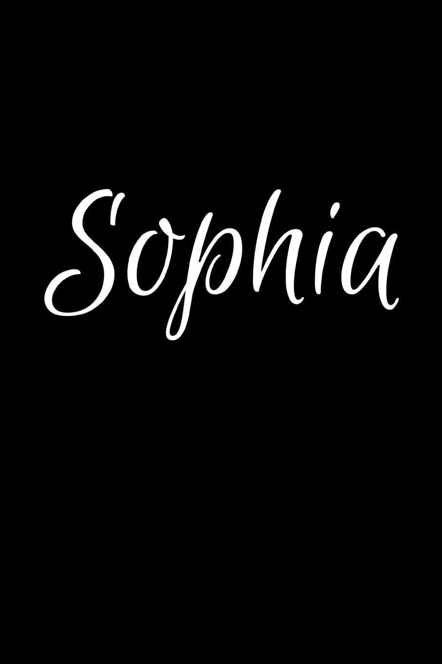 Sophia: Notebook Journal for Women or Girl with the name Sophia ...